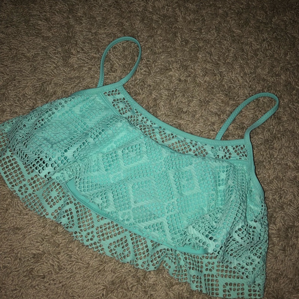 Rue 21 Teal blue bathing suit top